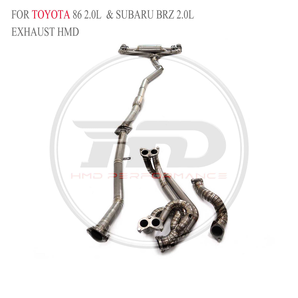 Toyota 86 2.0L & BRZ 2.0L catback Titanium Racing Grade Exhaust System - 3
