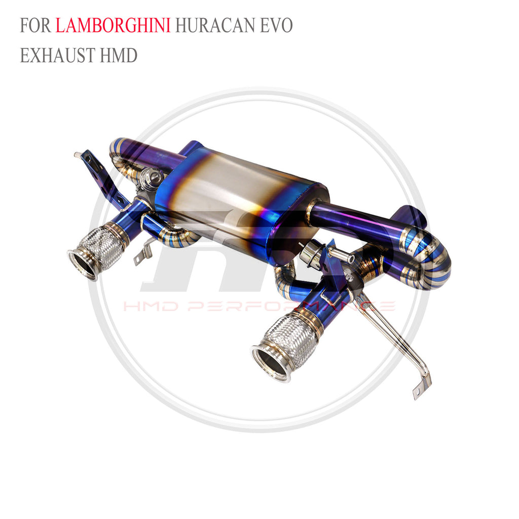 Lamborghini Huracan EVO catback Titanium Valved Sport Exhaust System - 4