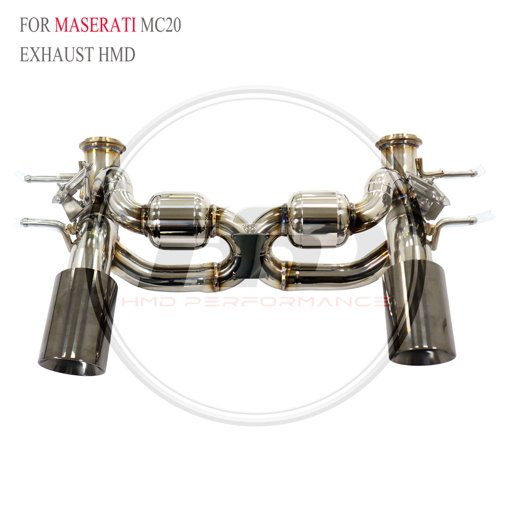 Maserati MC20 Valved Catback SUS304 Racing Grade Exhaust System - 2