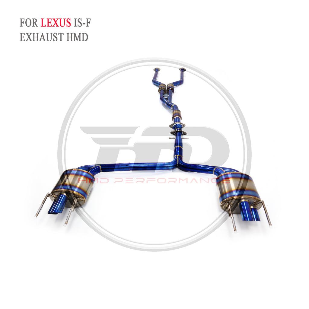 Lexus ISF catback Titanium Sport Exhaust System - 2
