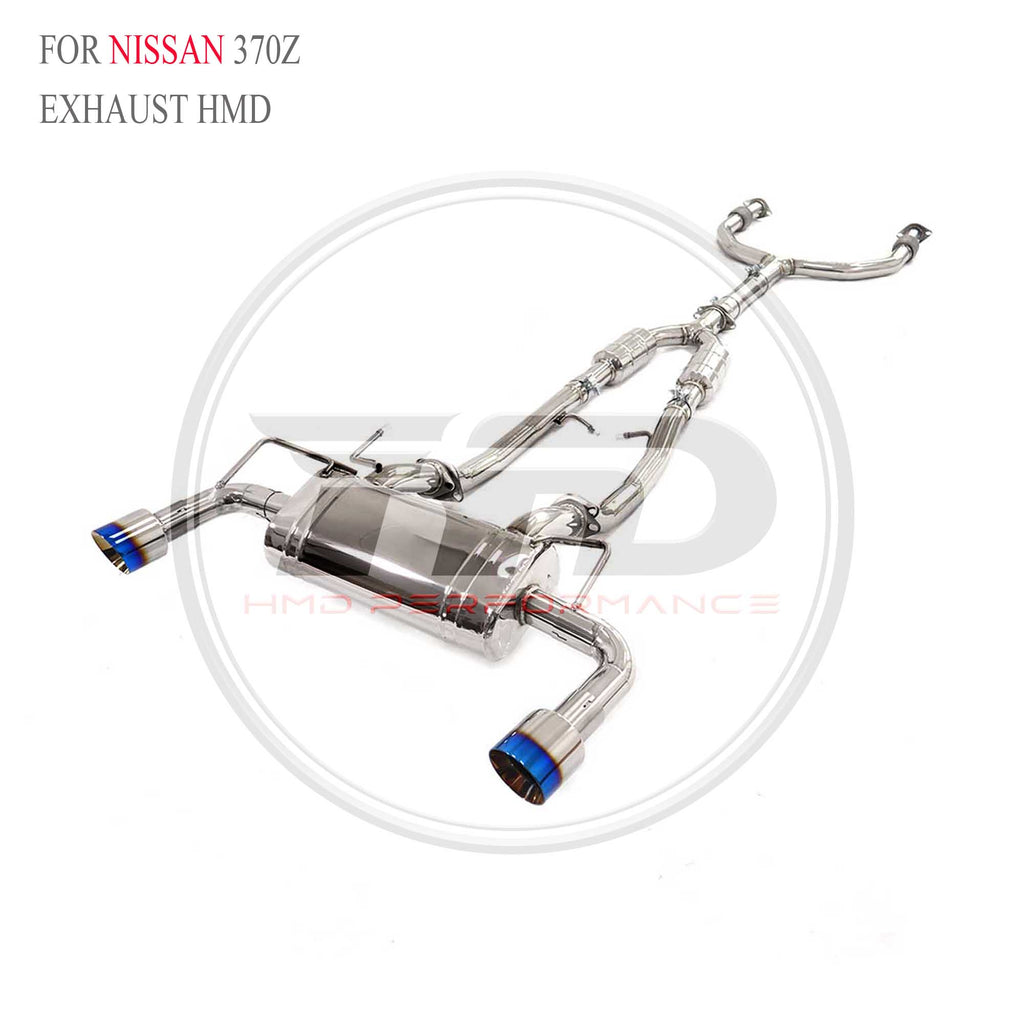 Nissan 370z Straight Catback SUS304 Racing Grade Exhaust System - 4