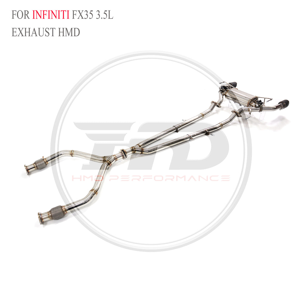 Infiniti FX35 3.5L catback SUS304 Racing Grade Exhaust System - 5