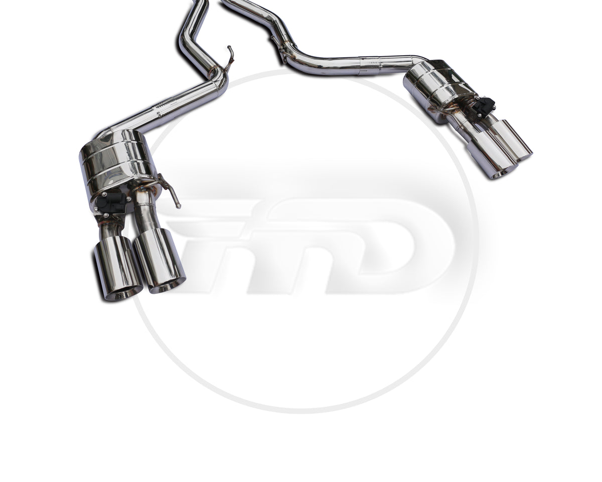 Ford Mustang GT 5.0T Valved Catback SUS304 Racing Grade Exhaust System - 6