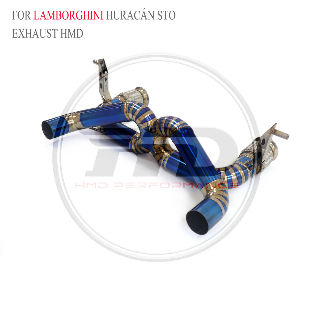 Lamborghini Huracan STO catback Titanium Racing Grade Exhaust System - 6