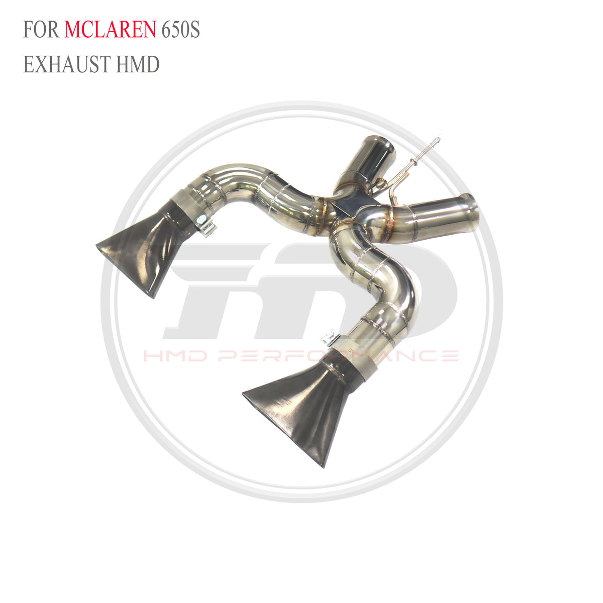 McLaren 650S Straight Axle-Back SUS304 Racing Grade Exhaust System - 5