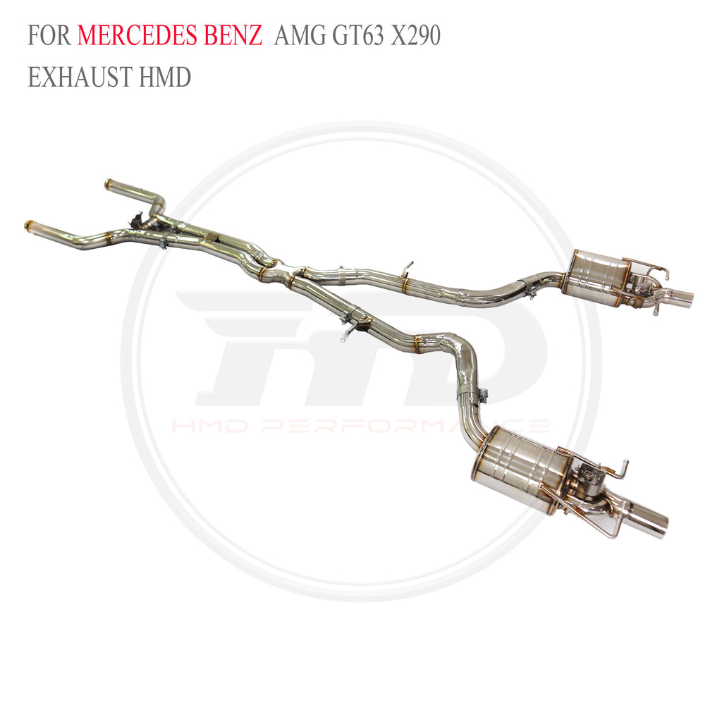 Mercedes-Benz AMG GT63 X290 catback SUS304 Valved Sport Exhaust System - 4