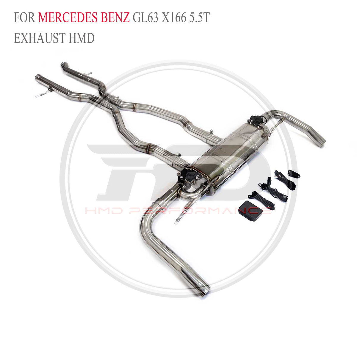 Mercedes-Benz GL63 X166 5.5T catback SUS304 Racing Grade Exhaust System - 6