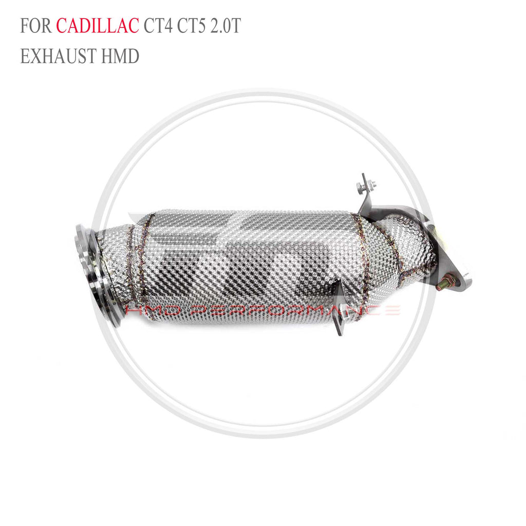 Cadillac CT5 2.0T 2020+ Stainless Steel Downpipe - 3