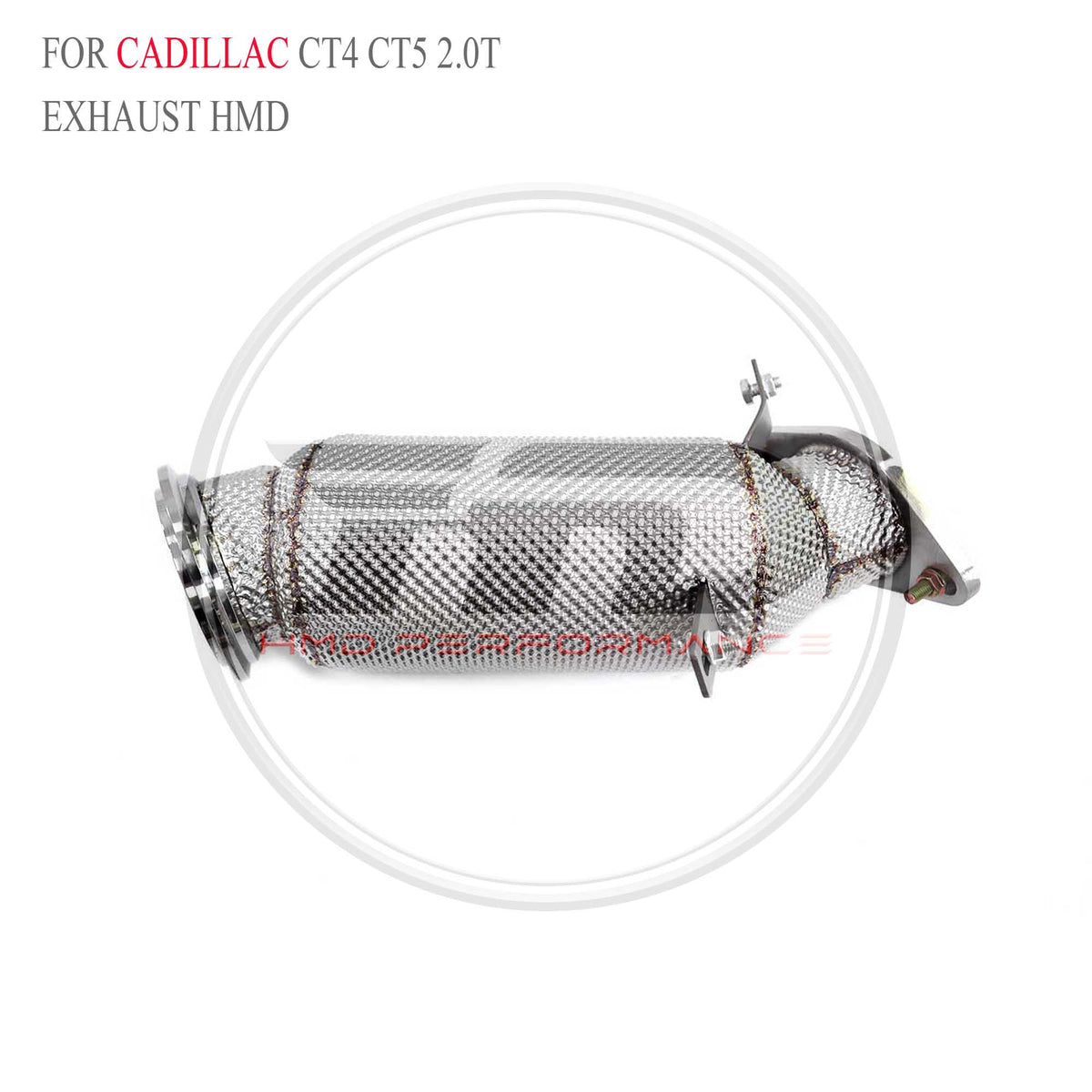 Cadillac CT5 2.0T 2020+ Stainless Steel Downpipe - 3