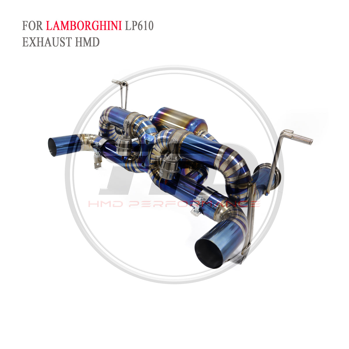 Lamborghini EVO Valved Catback Titanium Racing Grade Exhaust System - 4