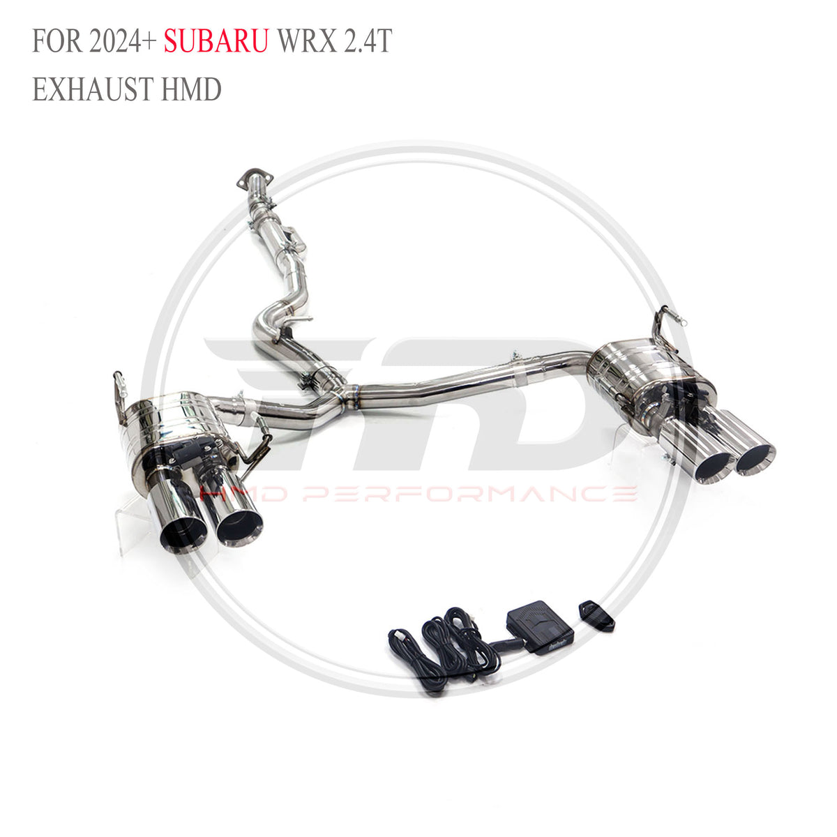 Subaru WRX 2.4T catback SUS304 Sport Exhaust System - 6