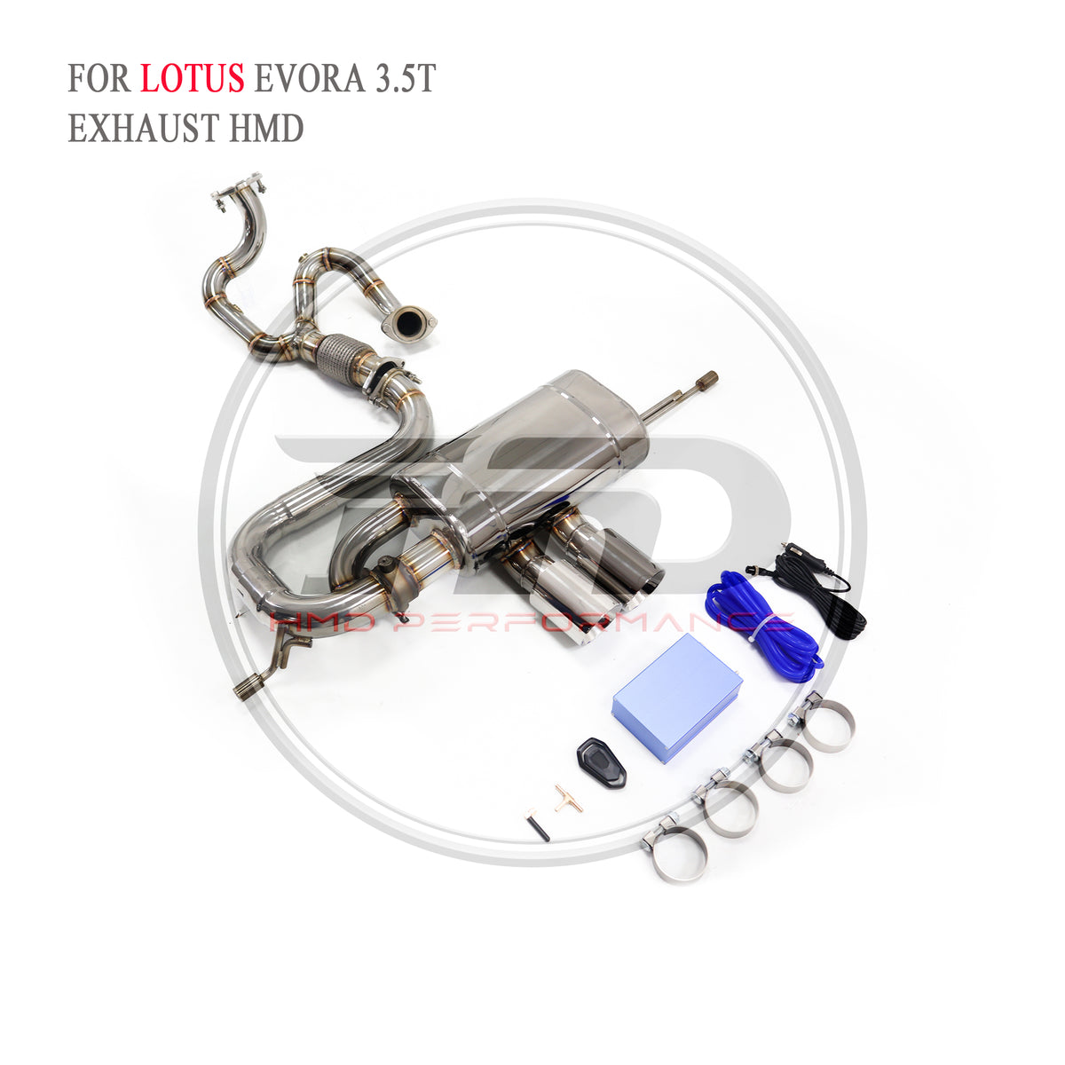 Lotus Evora 3.5T Full Set Valved Catback SUS304 Racing Grade Exhaust System - 4
