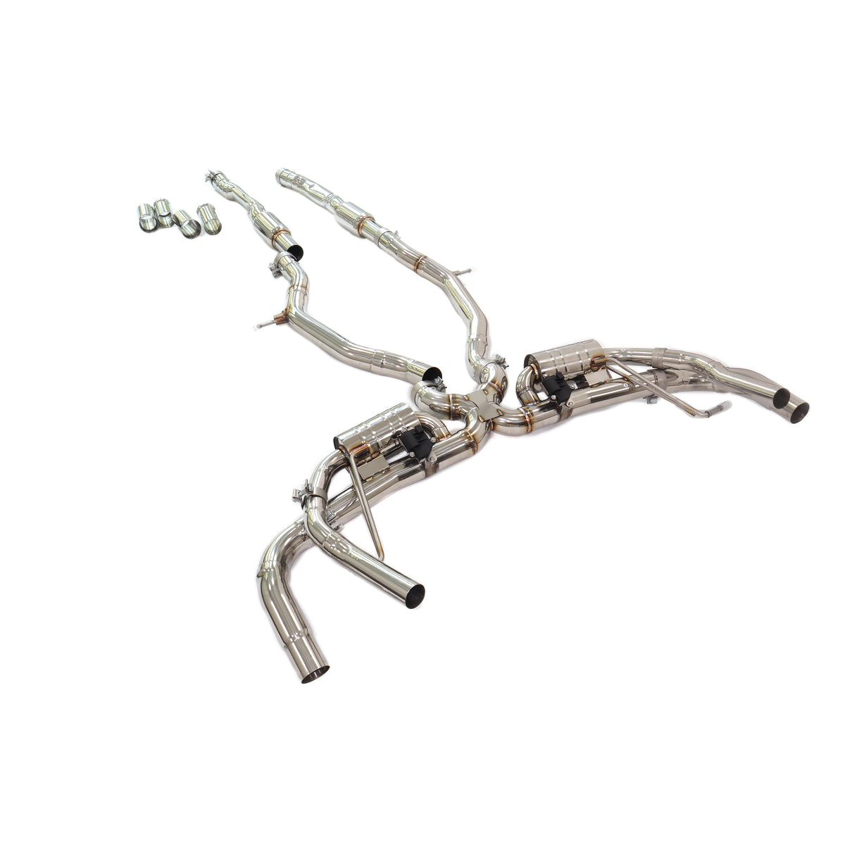 Mercedes-Benz S63 Coupe C217 4.0T Valved Catback SUS304 Racing Grade Exhaust System - 1