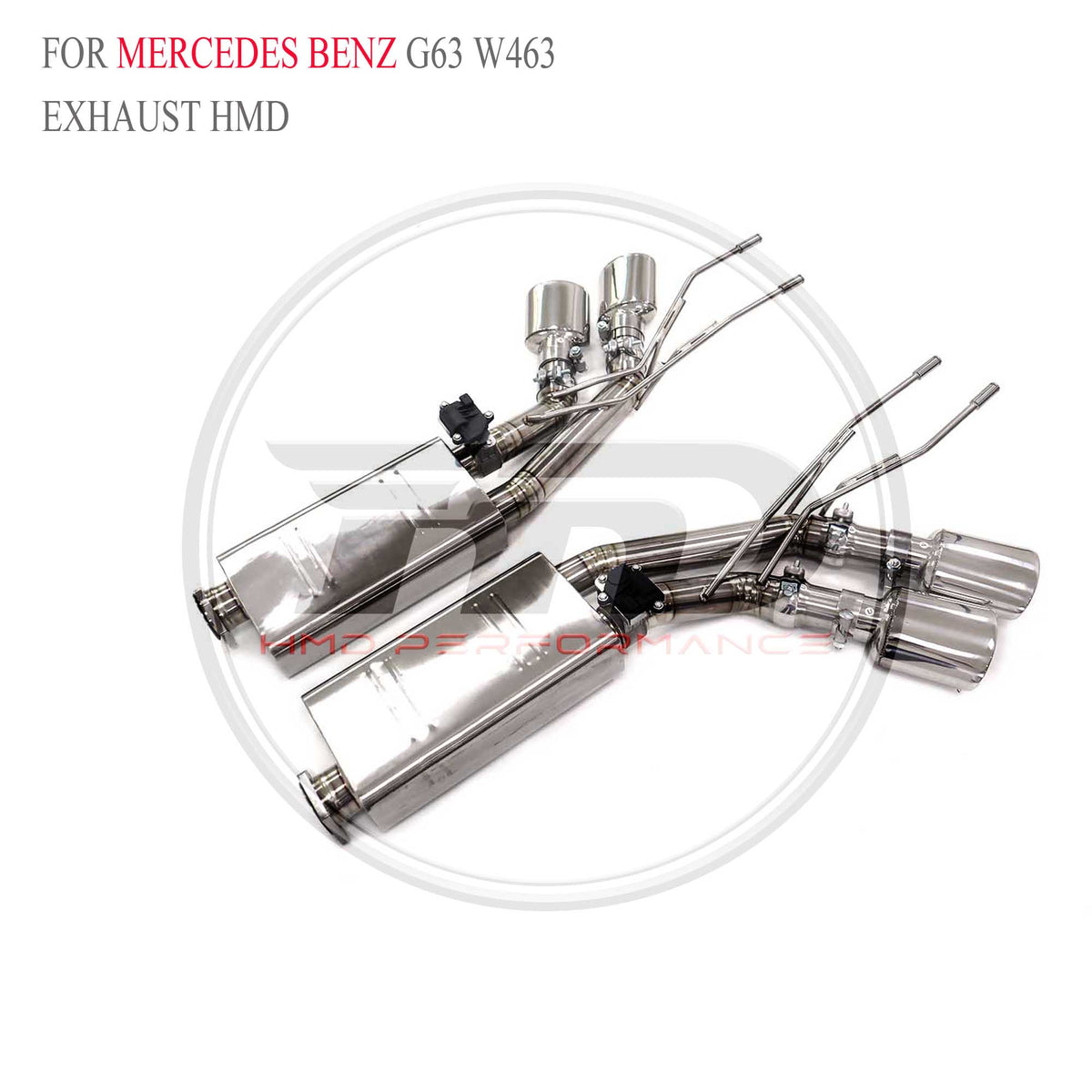 Mercedes-Benz G63 W463 catback Titanium Sport Exhaust System - 4
