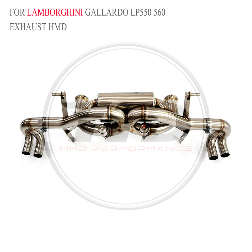 Lamborghini Gallardo LP550 560 catback SUS304 Valved Sport Exhaust System - 4