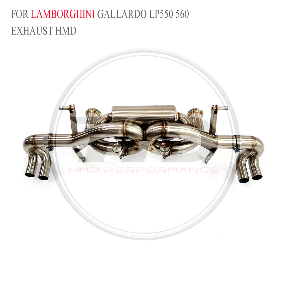 Lamborghini Gallardo LP550 560 catback SUS304 Valved Sport Exhaust System - 4