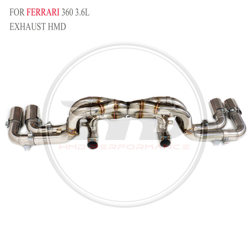 Ferrari 360 3.6L catback SUS304 Straight Sport Exhaust System - 4