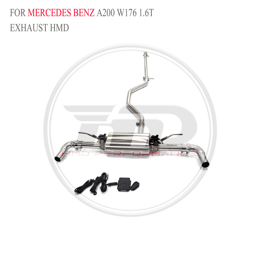 Mercedes-Benz A200 W176 1.6T catback SUS304 Racing Grade Exhaust System - 4