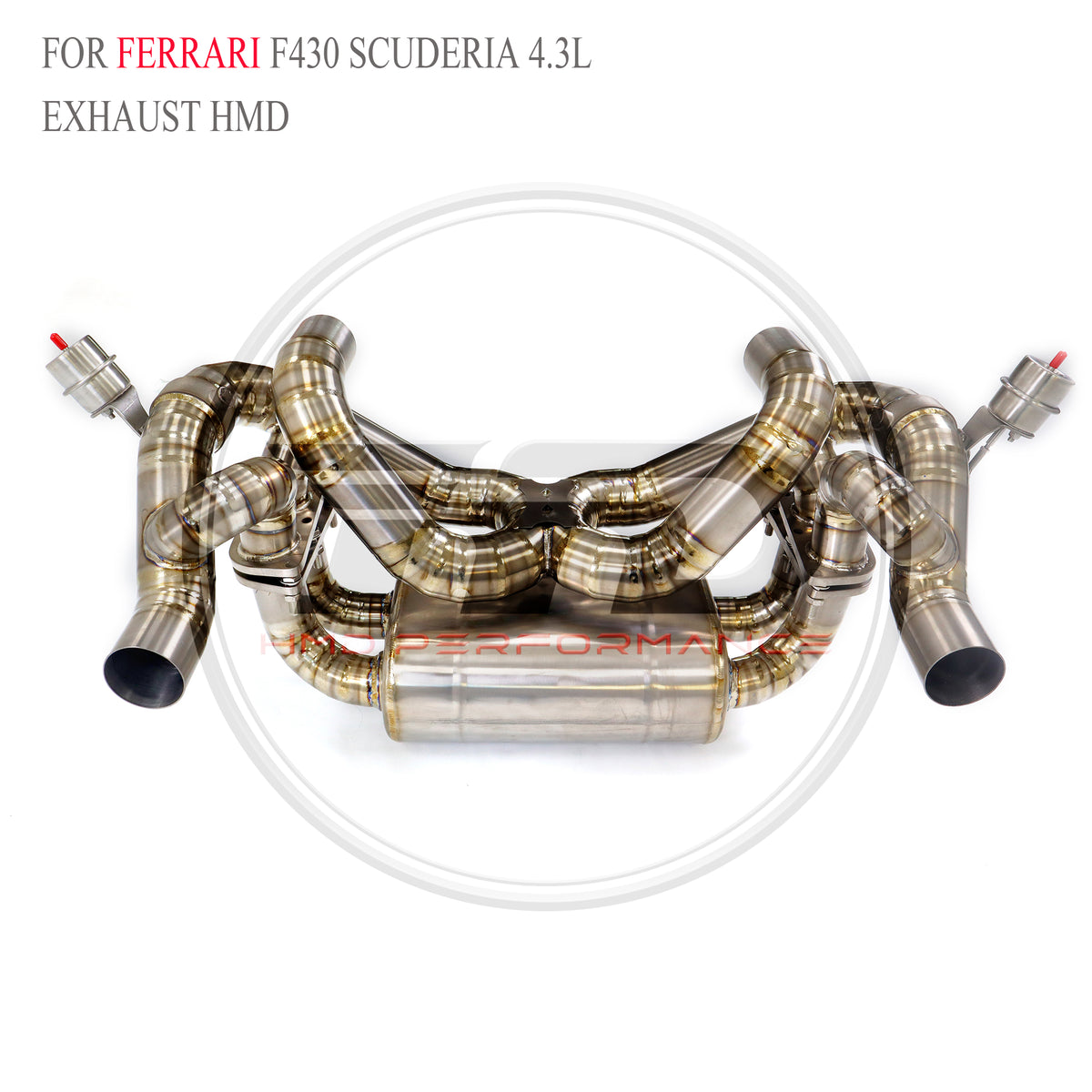Ferrari F430 Scuderia 4.3L Valved Axle-Back Titanium Racing Grade Exhaust System - 5