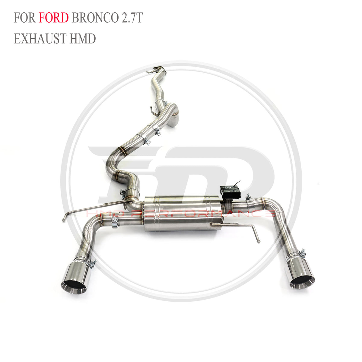 Ford Bronco 2.7T catback SUS304 Racing Grade Exhaust System - 3