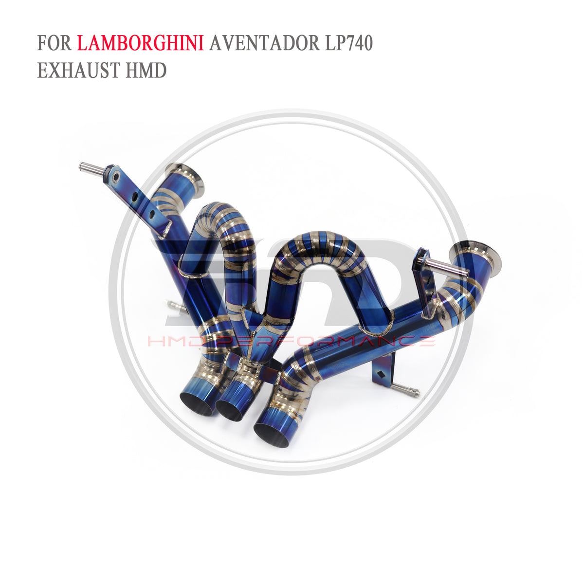 Lamborghini Aventador LP740-4 catback Titanium Straight Sport Exhaust System - 5