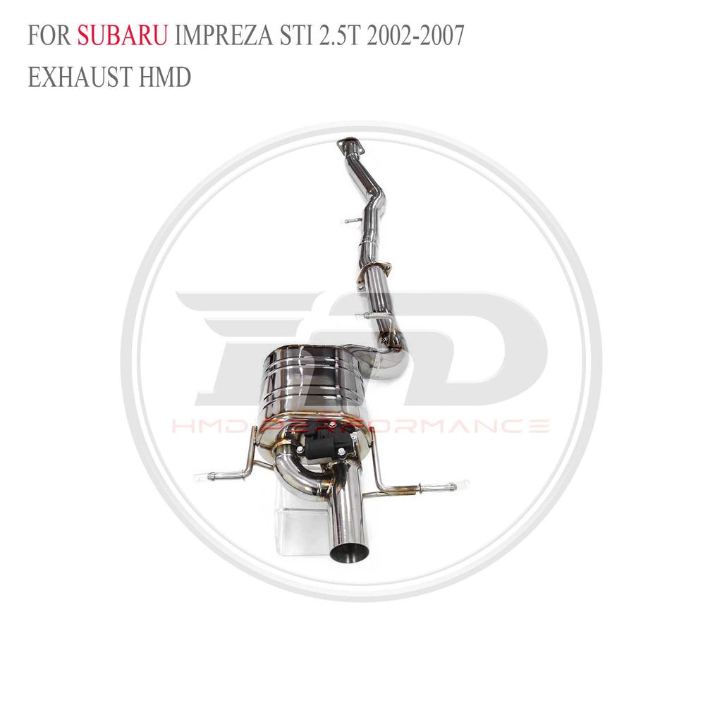 Subaru Impreza STI 2.5T 2002-2007 catback SUS304 Racing Grade Exhaust System - 3