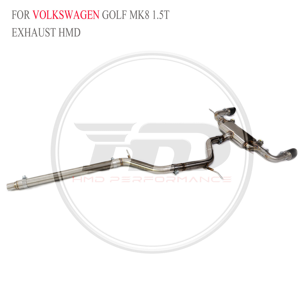 Volkswagen Golf MK8 1.5T catback SUS304 Valved Sport Exhaust System - 5