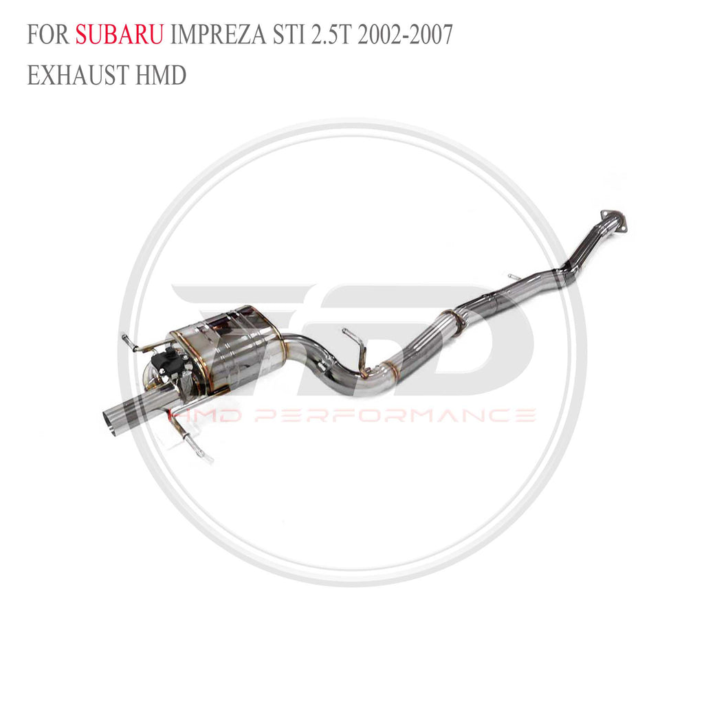 Subaru Impreza STI 2.5T 2002-2007 catback SUS304 Racing Grade Exhaust System - 6