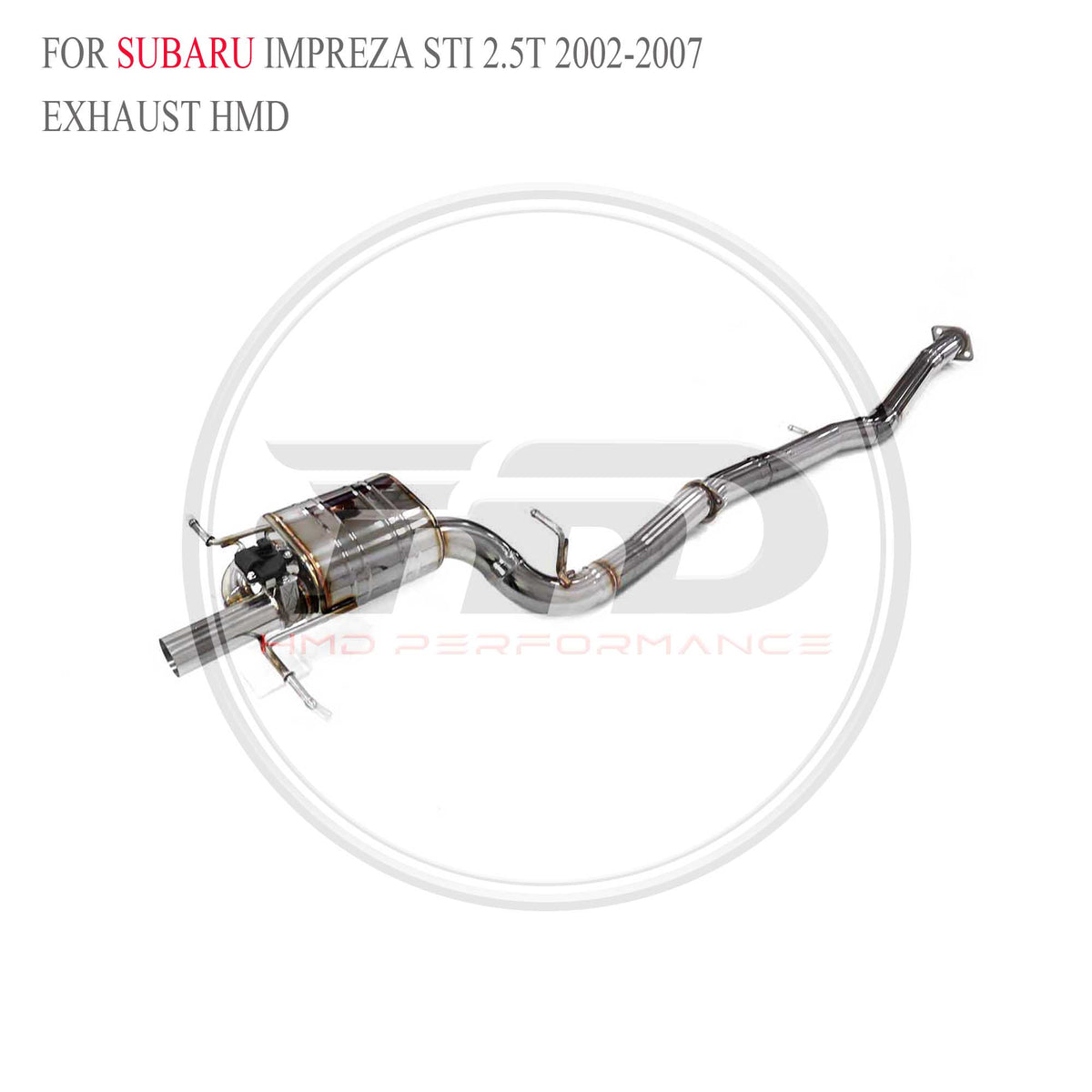 Subaru Impreza STI 2.5T 2002-2007 catback SUS304 Racing Grade Exhaust System - 6