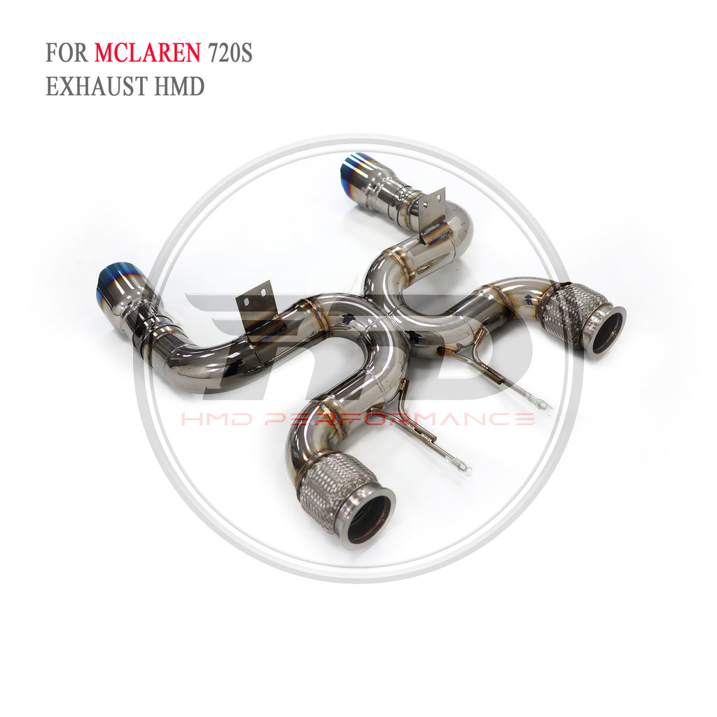 McLaren 720S catback SUS304 Racing Grade Exhaust System - 6