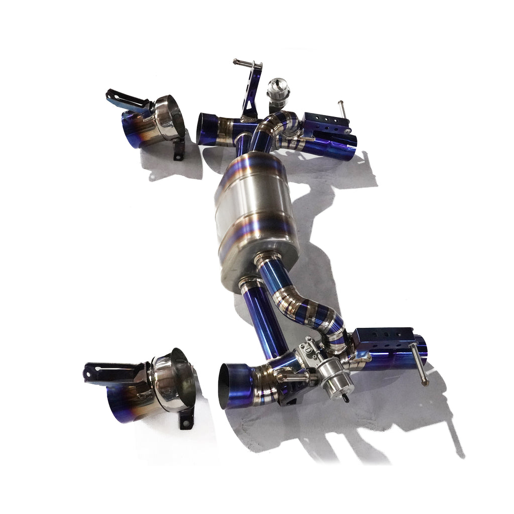 Ferrari 488 3.9T catback Titanium Racing Grade Exhaust System - 2