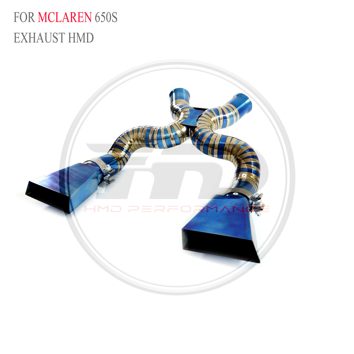 McLaren 650S catback Titanium Straight Sport Exhaust System - 4