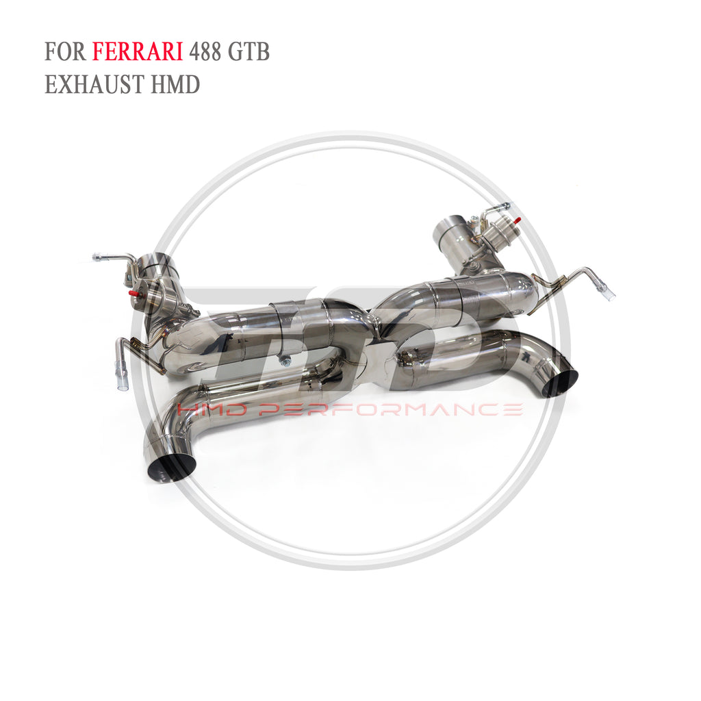 Ferrari 488 GTB catback SUS304 Sport Exhaust System - 6