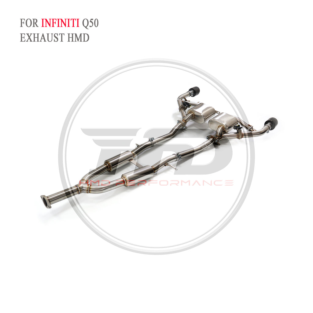 Infiniti Q50 catback SUS304 Racing Grade Exhaust System - 6