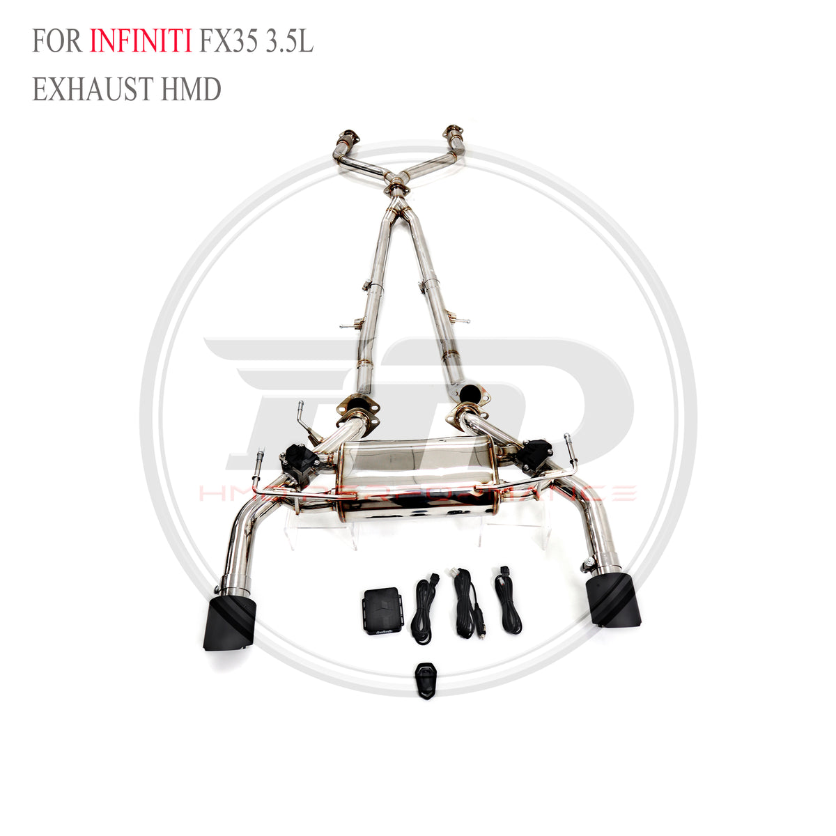 Infiniti FX35 3.5L catback SUS304 Racing Grade Exhaust System - 3