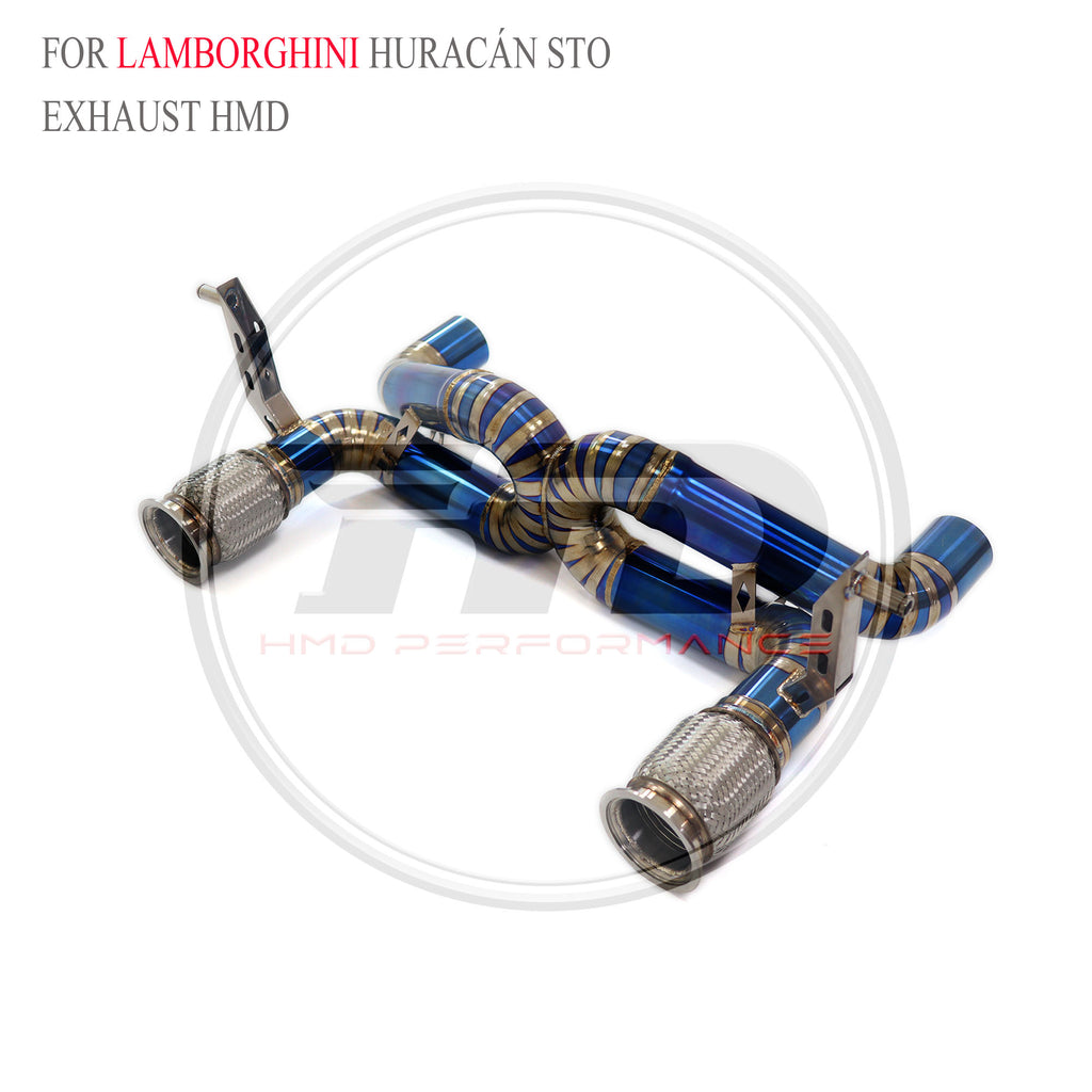 Lamborghini Huracan STO catback Titanium Racing Grade Exhaust System - 3