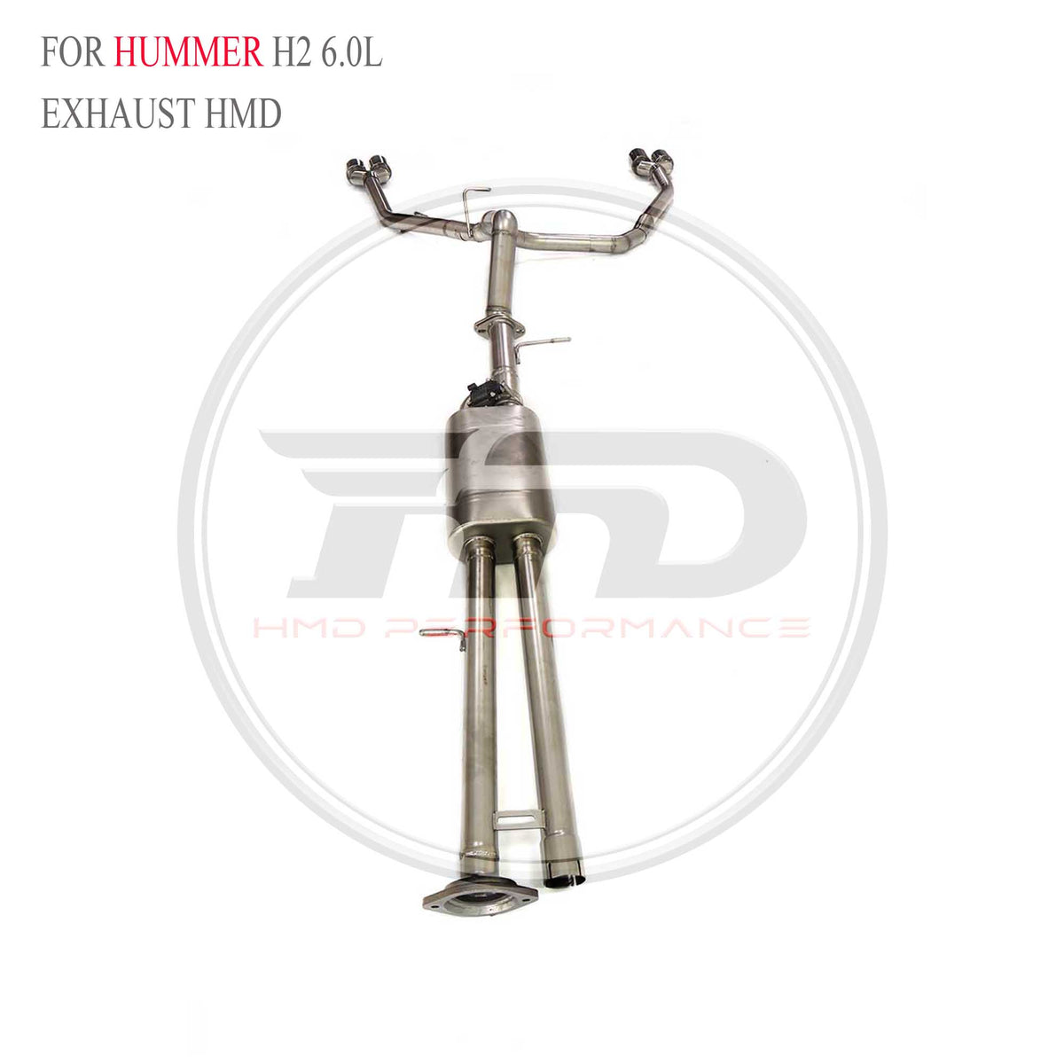 Hummer H2 6.0L catback SUS304 Sport Exhaust System - 6