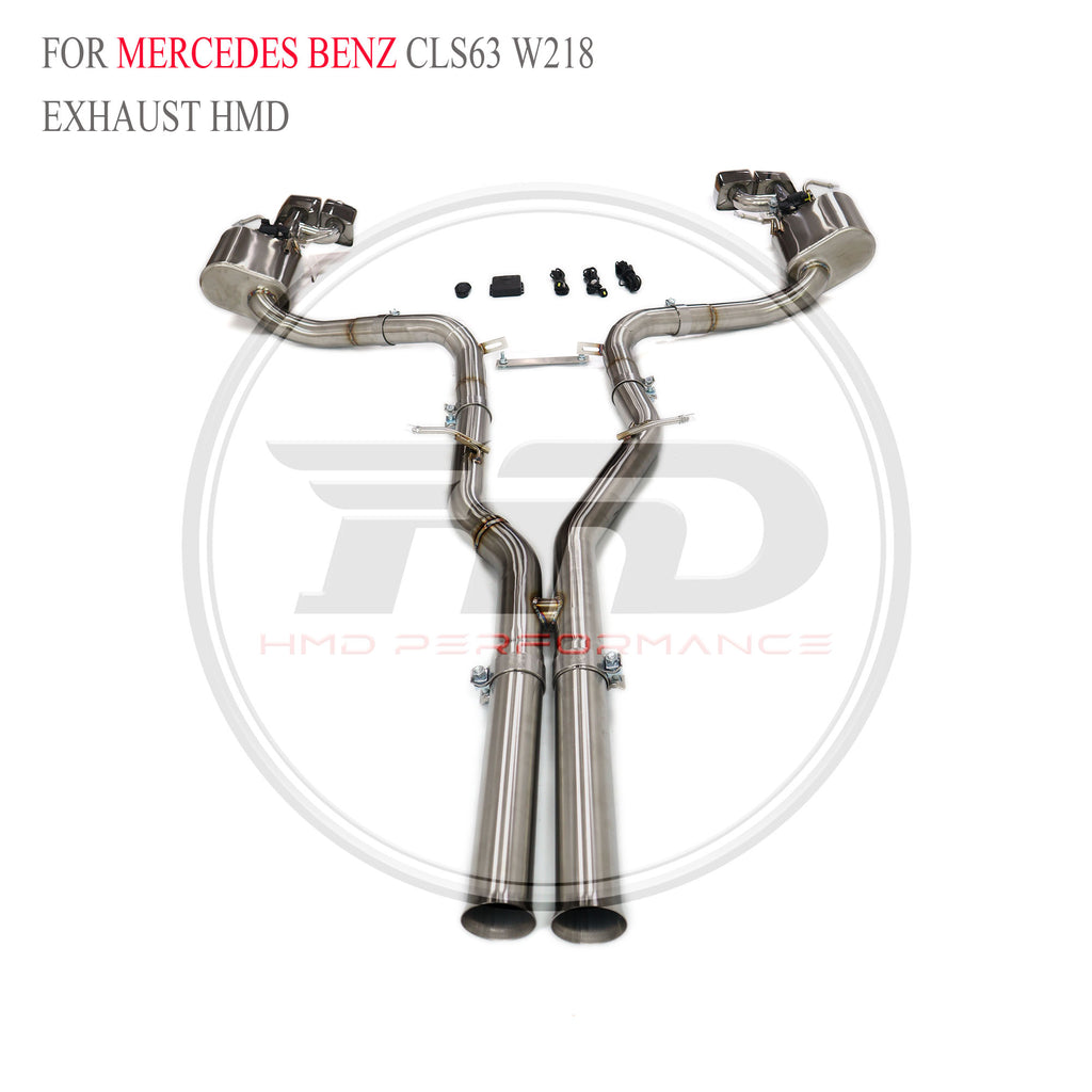 Mercedes-Benz CLS63 W218 catback SUS304 Sport Exhaust System - 6