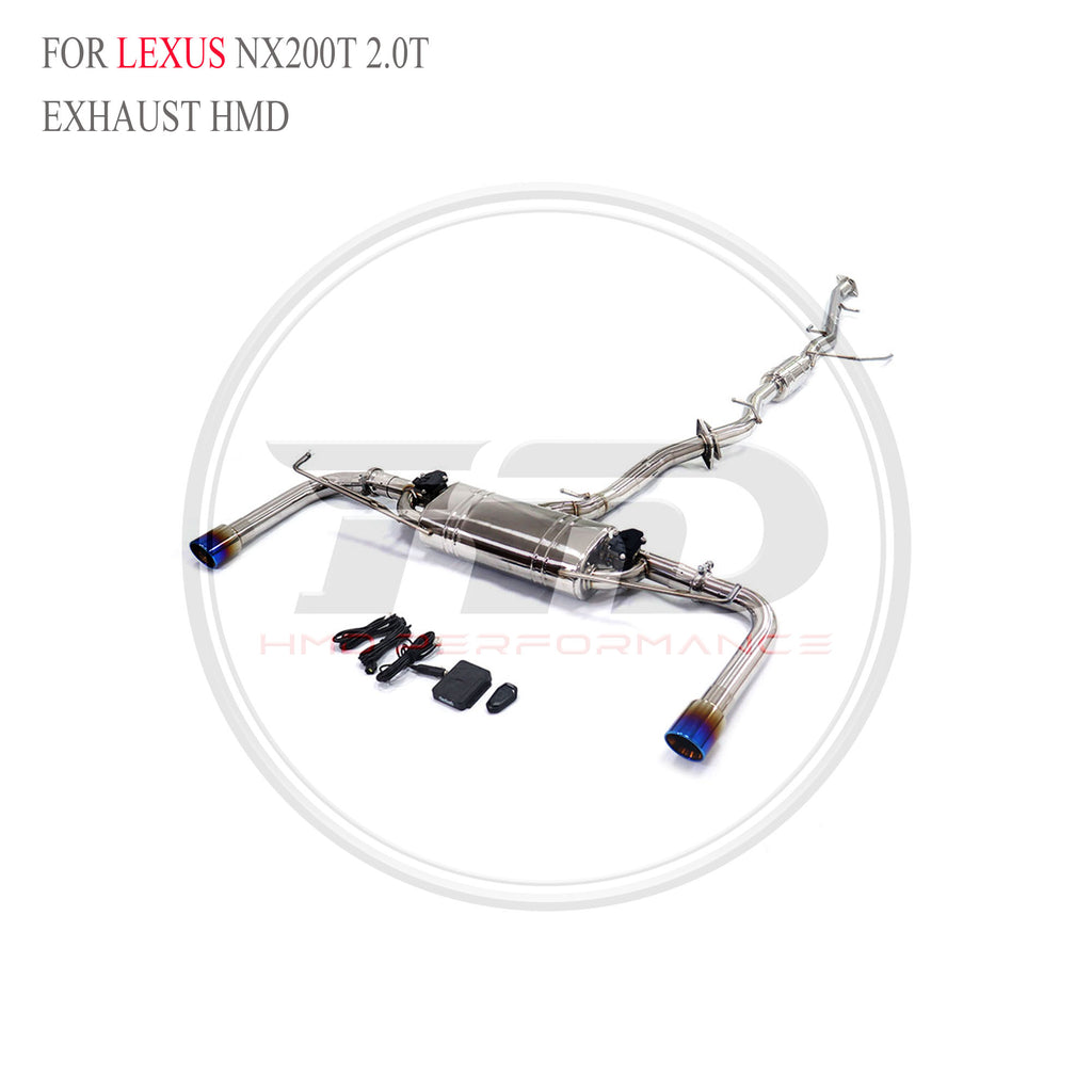 Lexus NX200t 2.0T catback SUS304 Racing Grade Exhaust System - 5