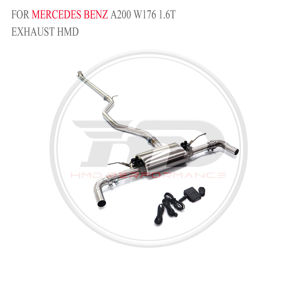 Mercedes-Benz A200 W176 1.6T catback SUS304 Racing Grade Exhaust System - 5