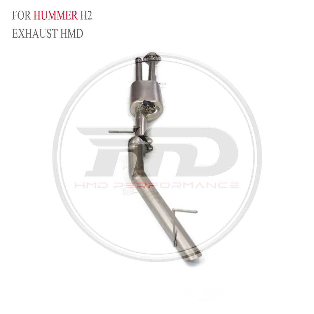Hummer H2 catback SUS304 Racing Grade Exhaust System - 4