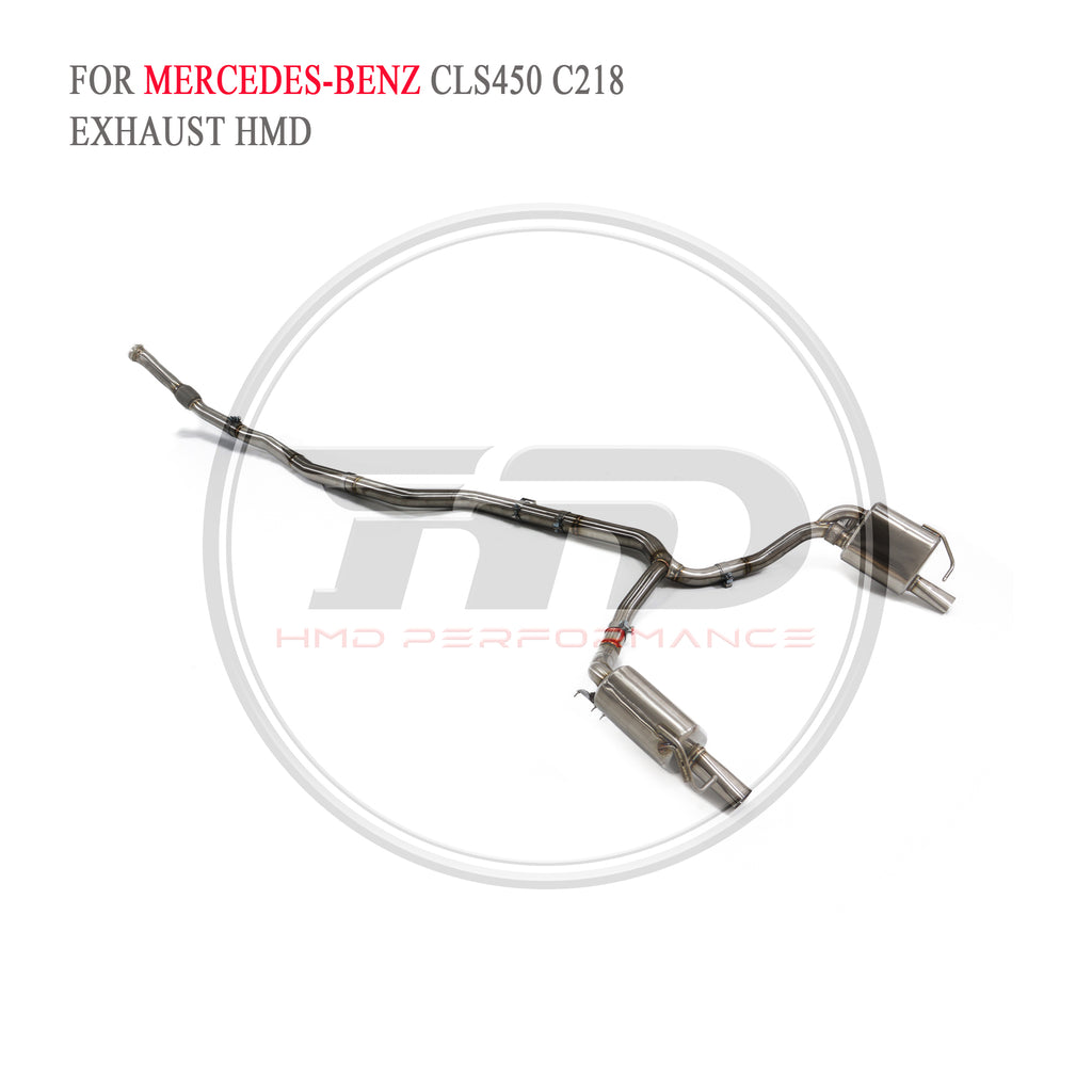 Mercedes-Benz CLS450 C218 catback SUS304 Racing Grade Exhaust System - 6