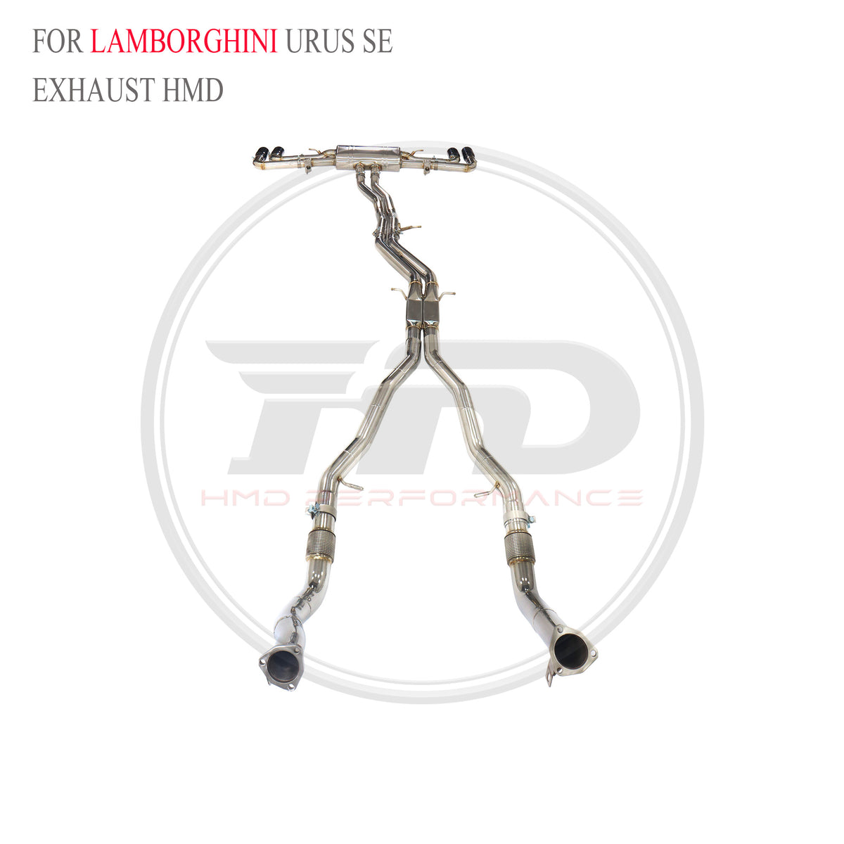Lamborghini URUS SE Full Set Valved Catback SUS304 Racing Grade Exhaust System - 3