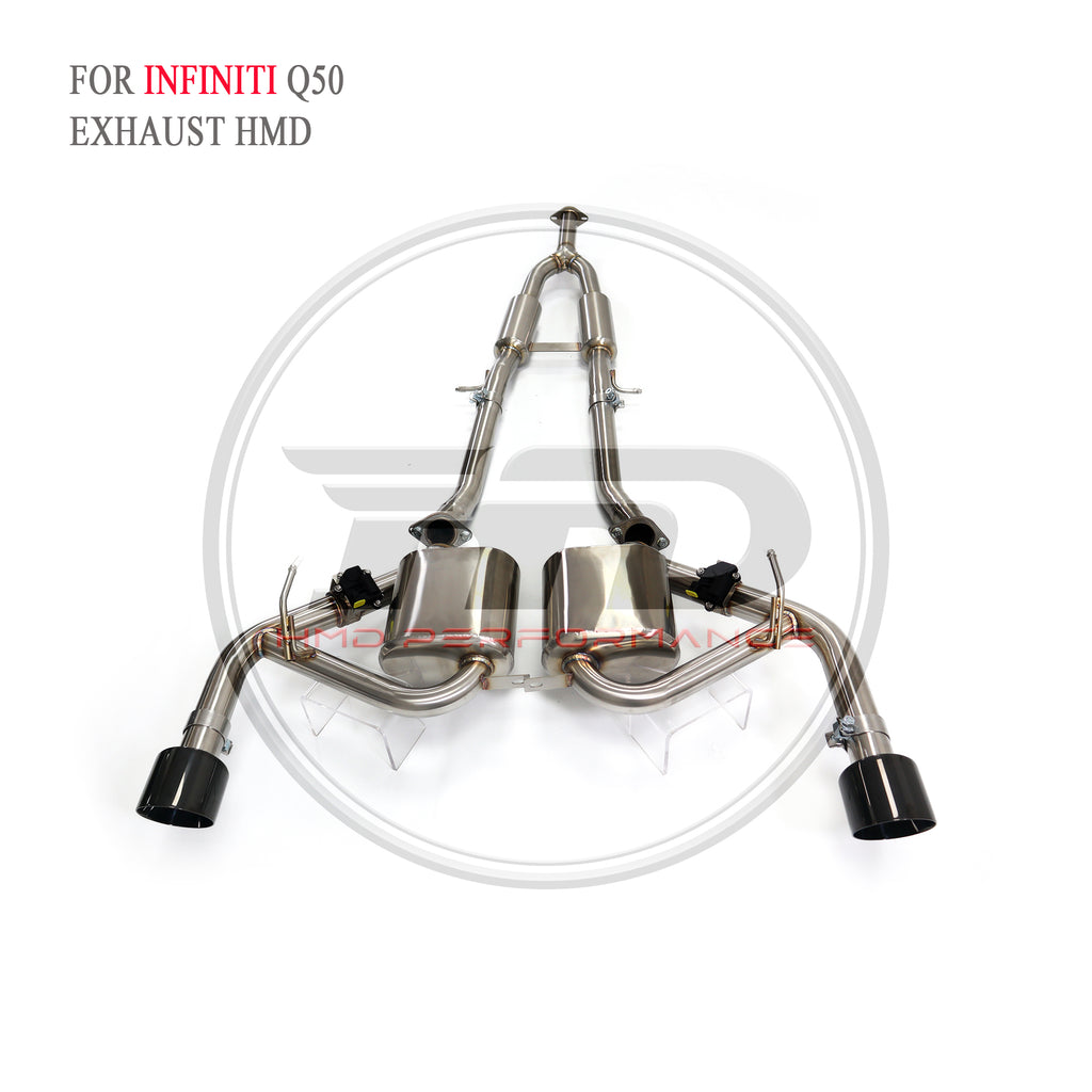 Infiniti Q50 catback SUS304 Racing Grade Exhaust System - 4