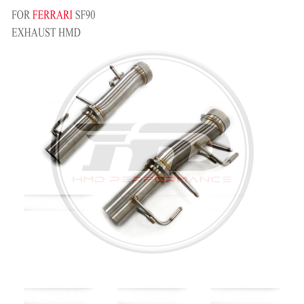 Ferrari SF90 Straight Catback SUS304 Racing Grade Exhaust System - 5