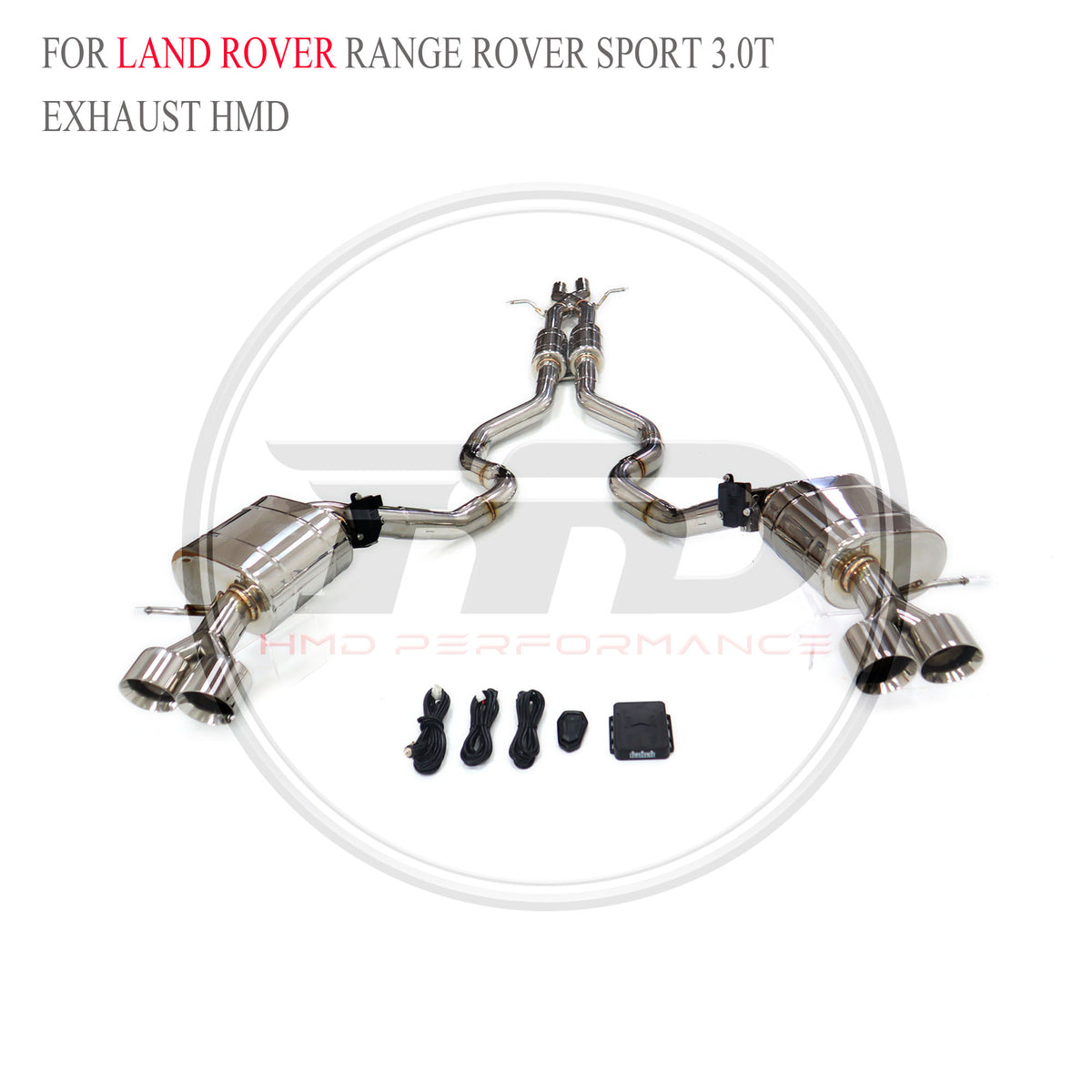 Land Rover Sport 3.0T catback SUS304 Sport Exhaust System - 4