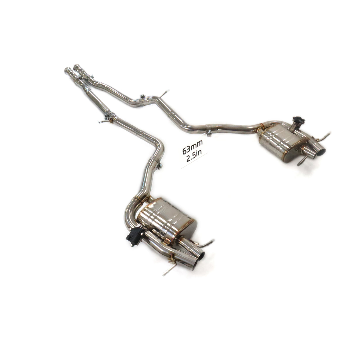 Mercedes-Benz S63 W223 catback SUS304 Valved Sport Exhaust System - 1