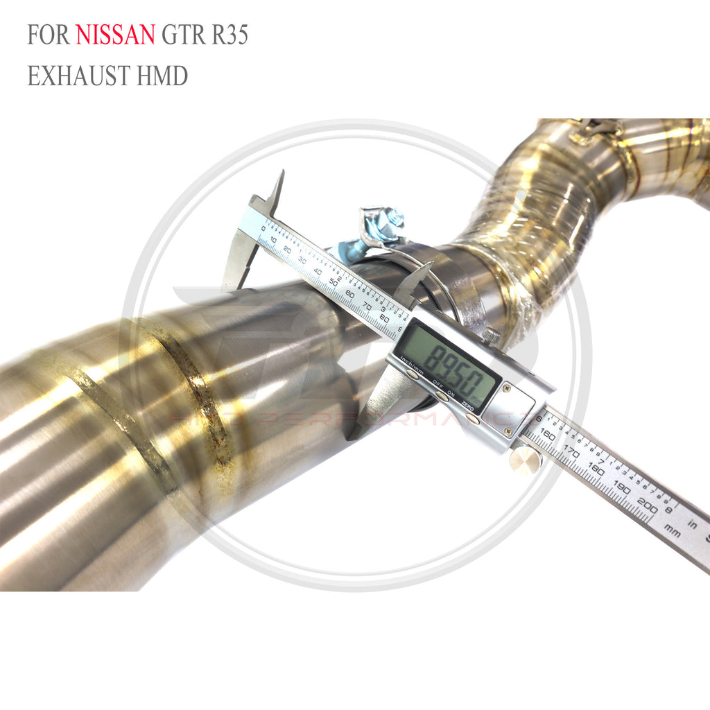 Nissan GTR R35 Valved Catback Titanium Racing Grade Exhaust System - 5