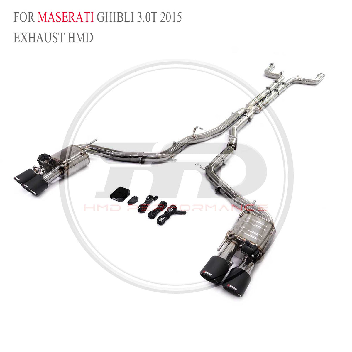 Maserati Ghibli 3.0T 2015 catback SUS304 Sport Exhaust System - 2