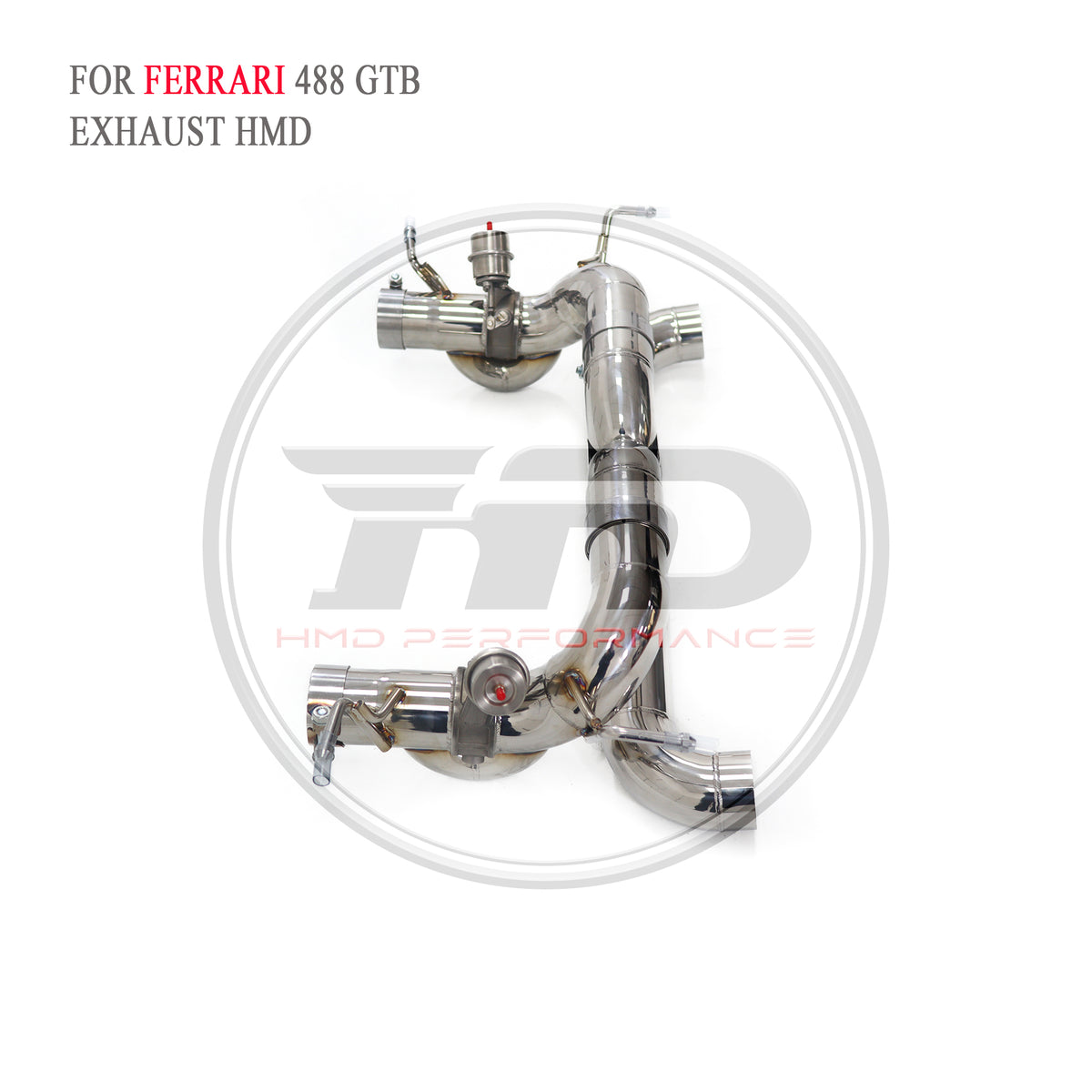 Ferrari 488 GTB catback SUS304 Sport Exhaust System - 3